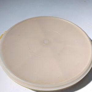 Vintage tupperware veggie serving tray with lid